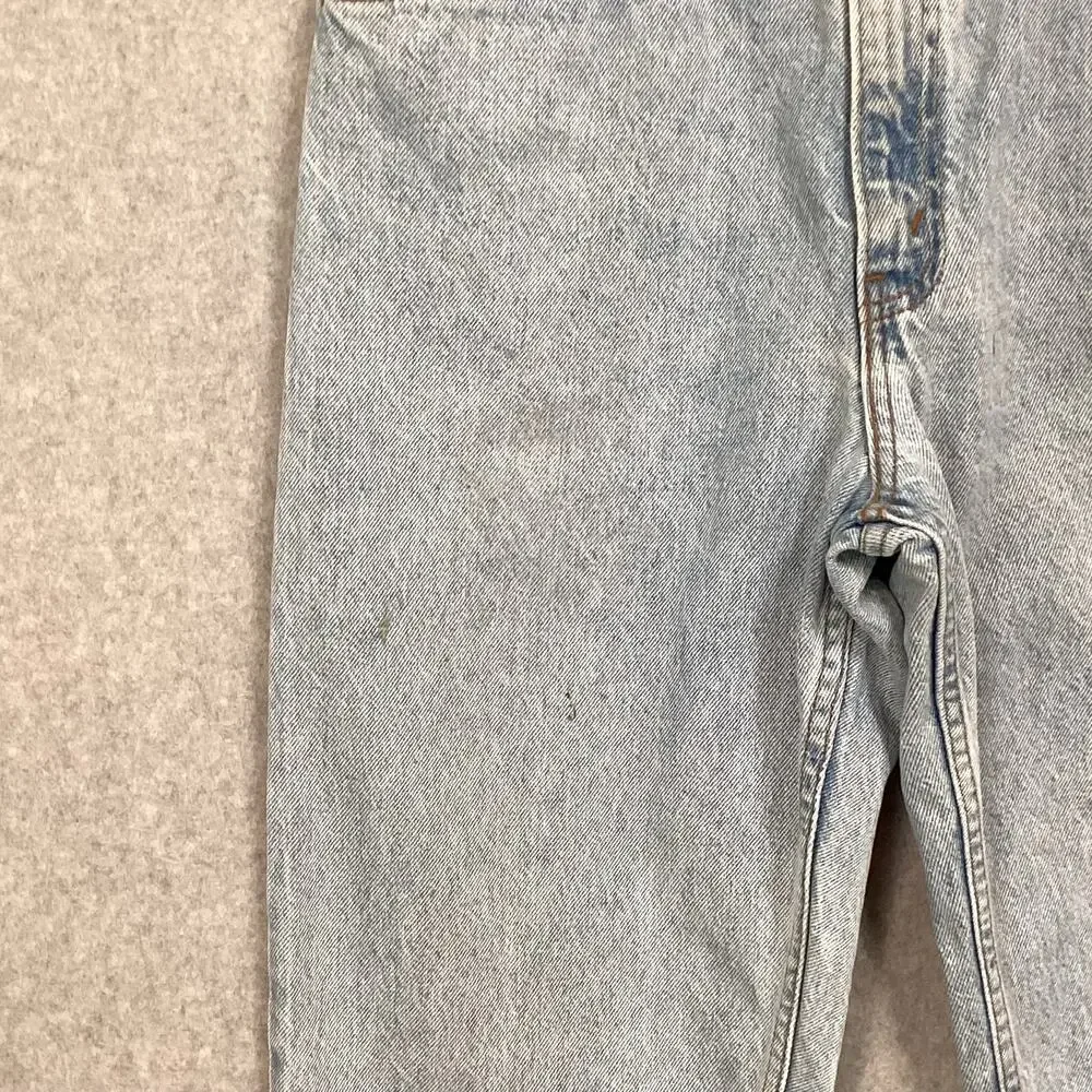 Vtg 1995 Levis 550 Jeans Size 34 Relaxed Fit Orange Tab Workwear Actual 32x30 - Picture 7 of 16